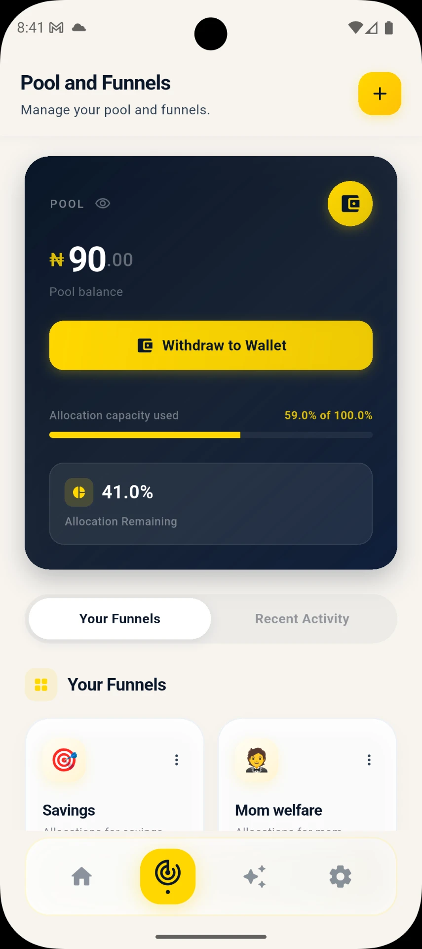 Auto-split every payment.